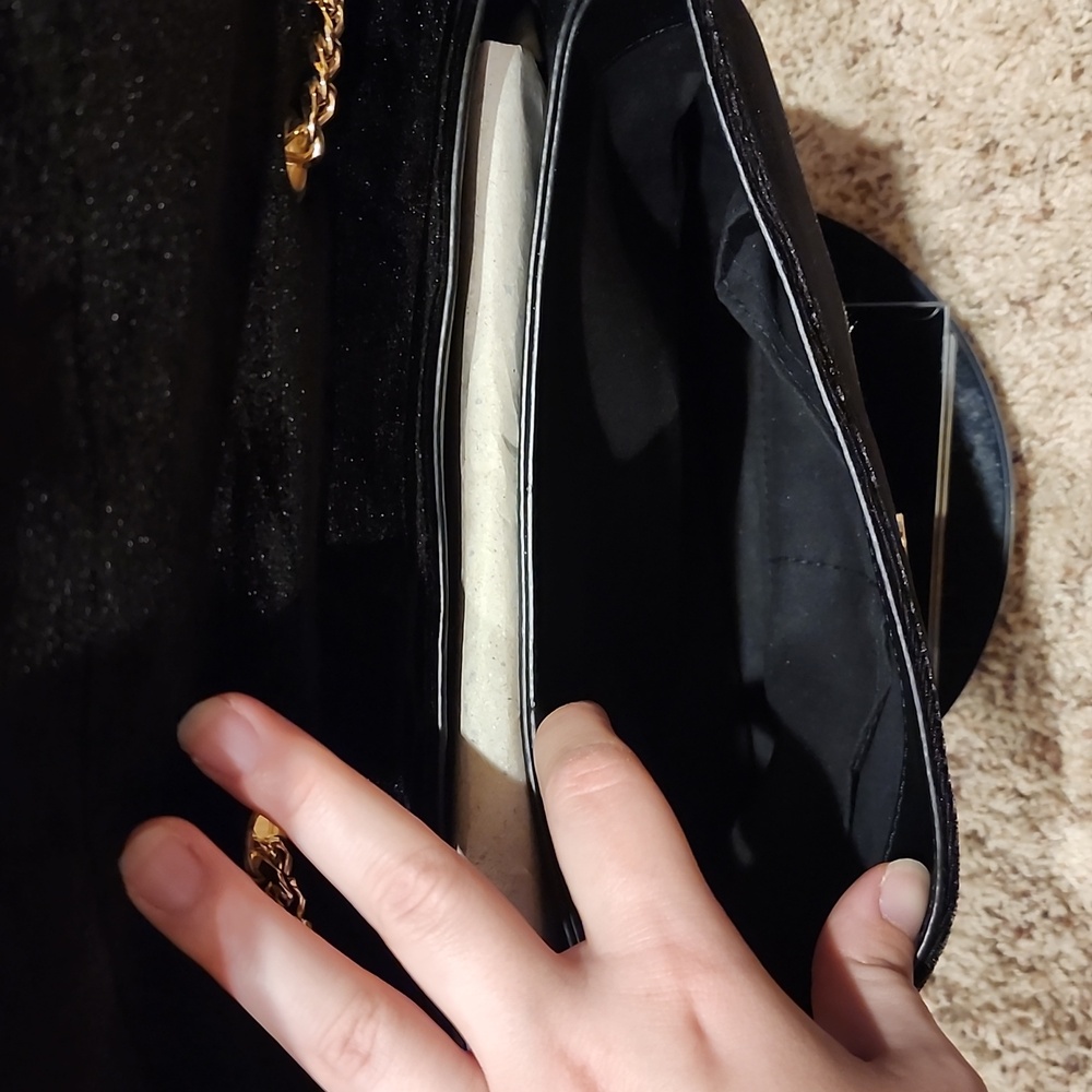 NWT Steve Madden velvet shoulder bag - Picture 13 of 15